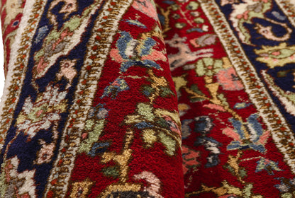 3 x 13 Antique Red Persian Tabriz Rug 90033