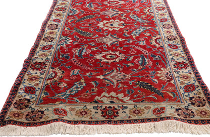 3 x 19 Antique Red Persian Tabriz Rug 90036