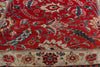 3 x 19 Antique Red Persian Tabriz Rug 90036