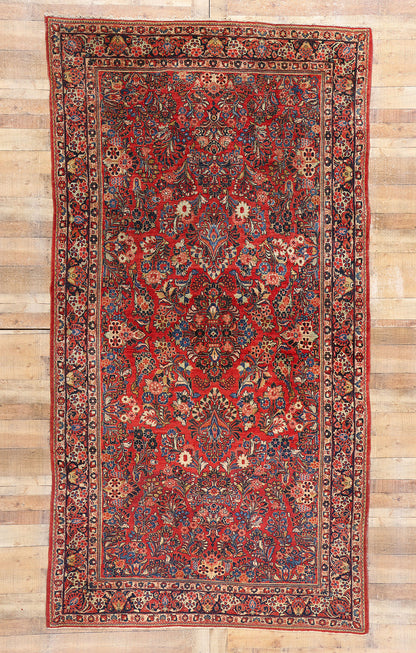 6 x 12 Antique Persian Sarouk Rug 79019