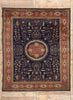 8 x 10 Vintage Indian Sarouk Rug 79007