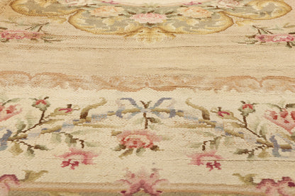 12 x 13 - Brown Antique Spanish Savonnerie Rug - 72167