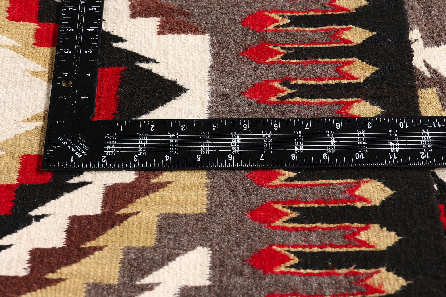 3 x 5 Earth-Tone Antique Teec Noc Pos Navajo Rug 79298