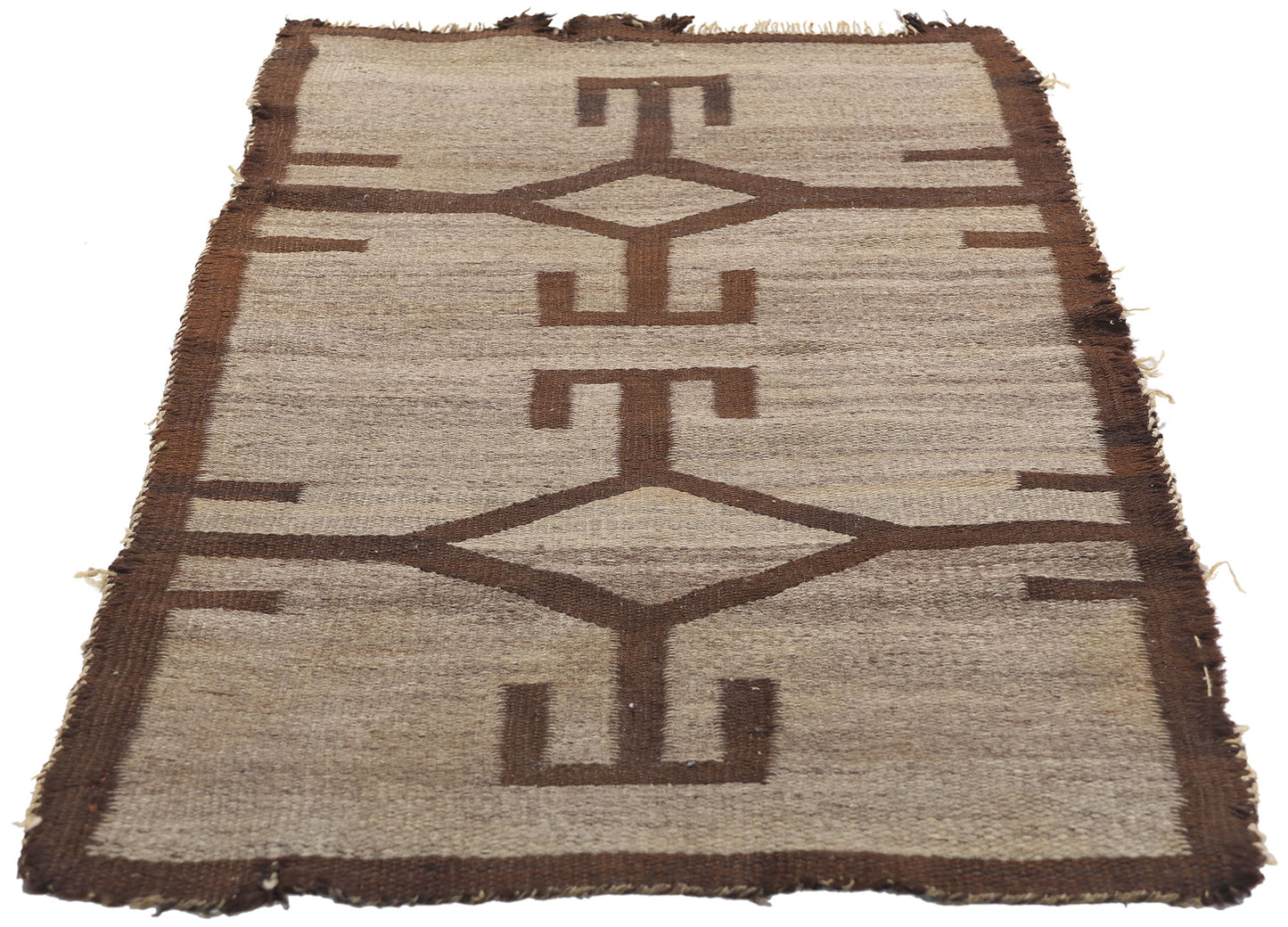 2 x 3 Antique Transitional Navajo Rug 79216