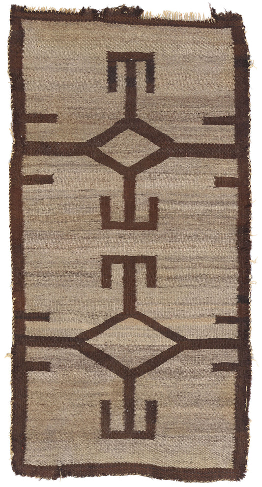 2 x 3 Antique Transitional Navajo Rug 79216