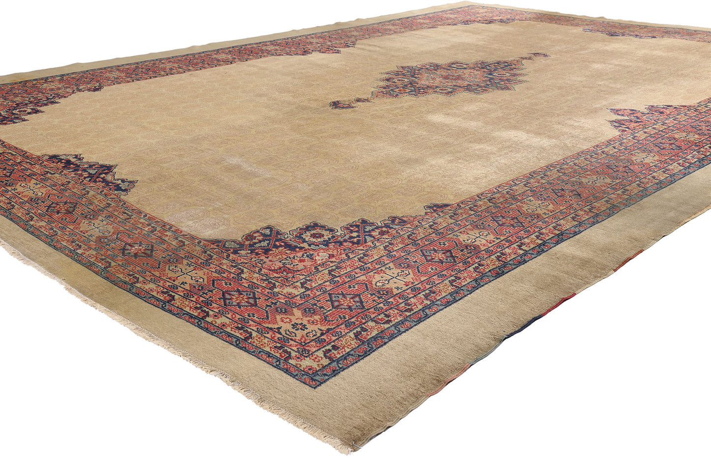 9 x 13 Antique Turkish Sivas Rug 72224