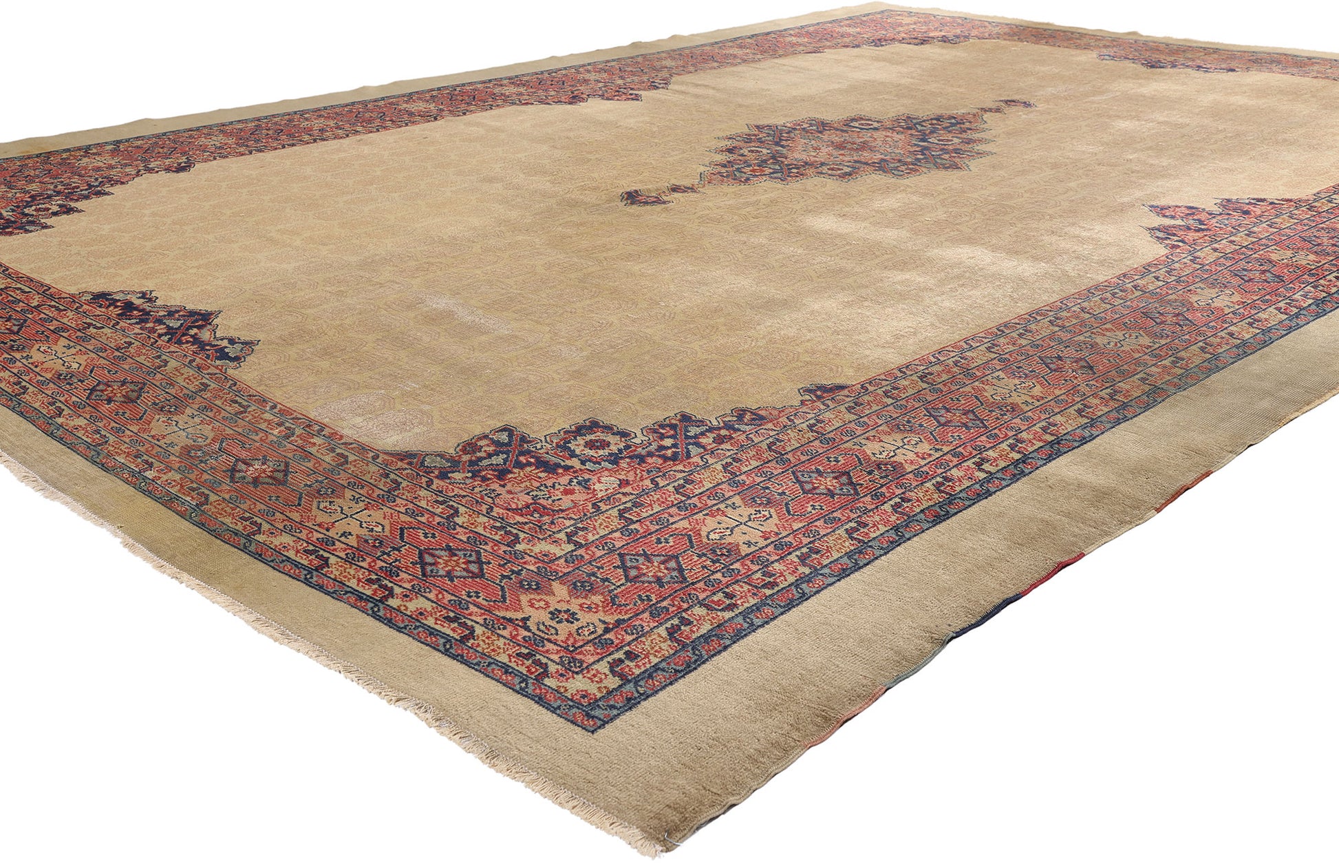 9 x 13 Antique Turkish Sivas Rug 72224