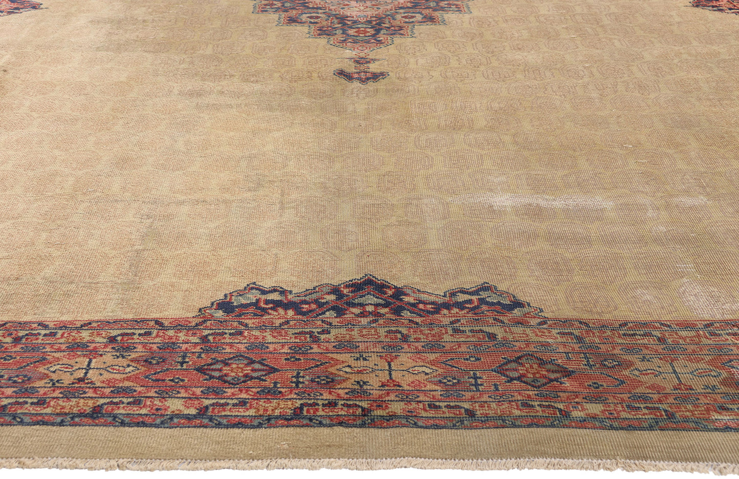 9 x 13 Antique Turkish Sivas Rug 72224