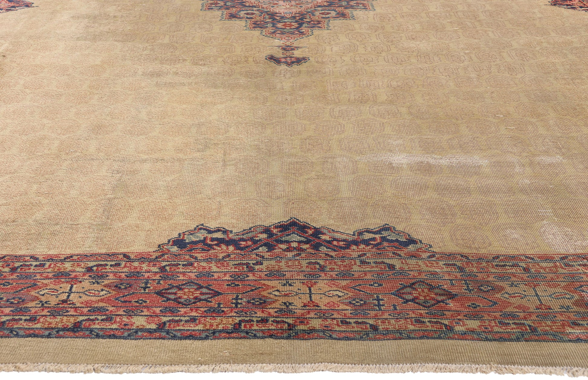 9 x 13 Antique Turkish Sivas Rug 72224
