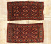 2 x 4 Red Antique Afghan Turkmen Chuval Bag 79342