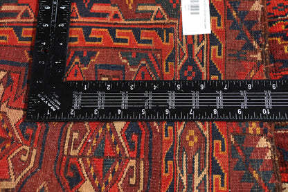 2 x 4 Red Antique Afghan Turkmen Chuval Bag 79343