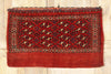 2 x 4 Antique Turkmen Chuval Bag Face Rug 79341