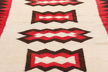 3 x 5 Antique Ganado Navajo Rug 79286
