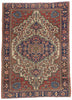 4 x 5 Antique Persian Farahan Rug 78971