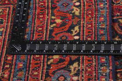 14 x 16 - Red Antique Persian Khorassan Rug - 74232