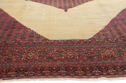 14 x 16 - Red Antique Persian Khorassan Rug - 74232