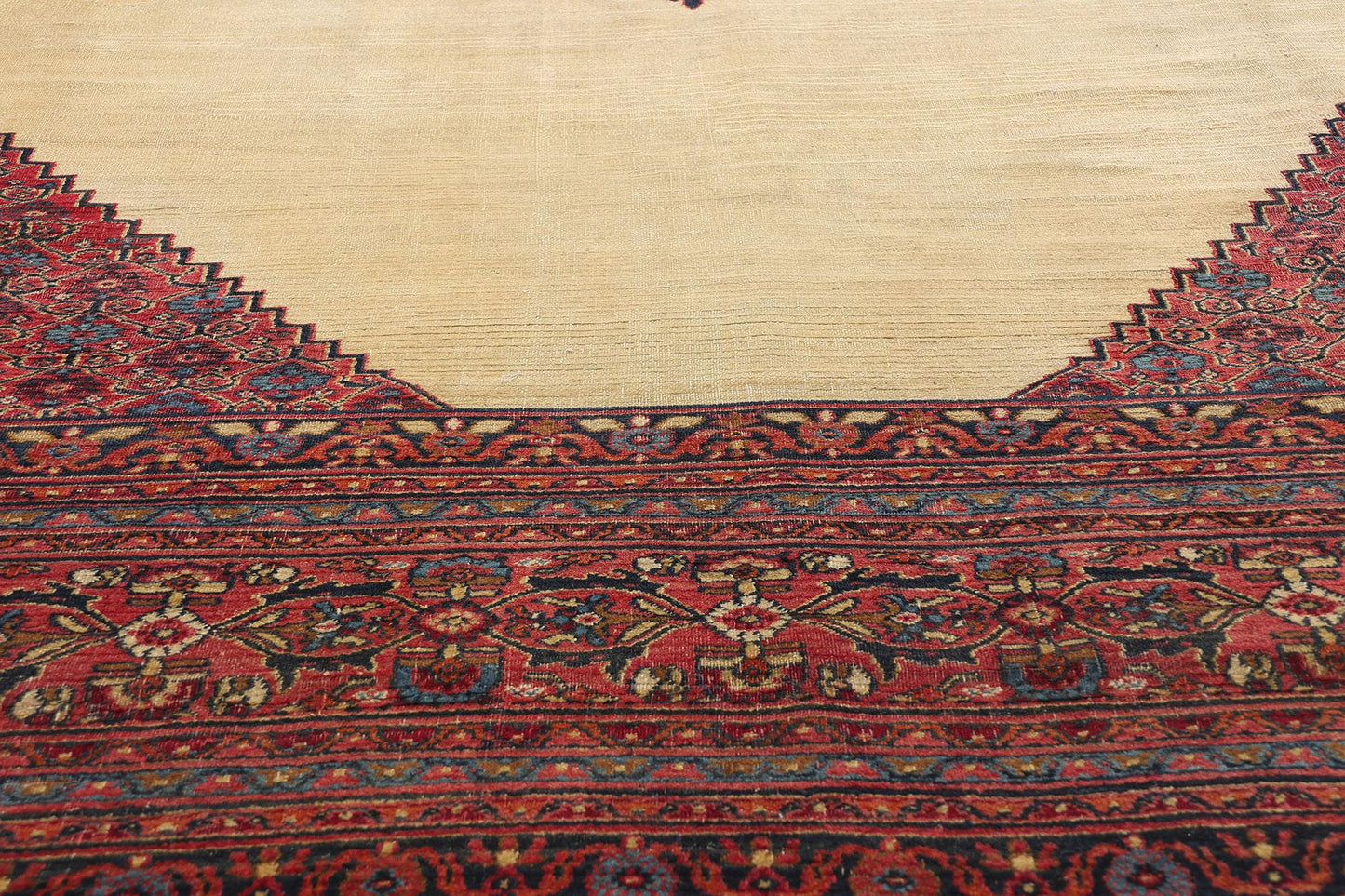 14 x 16 - Red Antique Persian Khorassan Rug - 74232