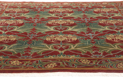 7 x 7 Vintage Tibetan Arts & Crafts Style Rug 79148