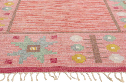 6 x 10 Astrid Sampe Vintage Swedish Rollakan Rug 79055
