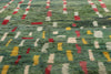 12 x 14 Modern Green Beni Mrirt Moroccan Rug 79134