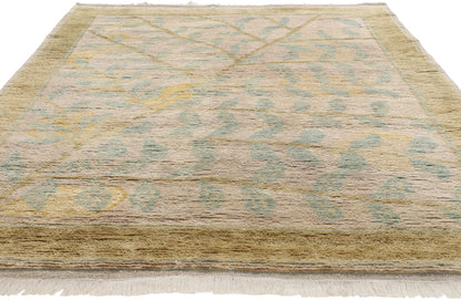 6 x 9 Modern Biophilic Moroccan Rug 31290