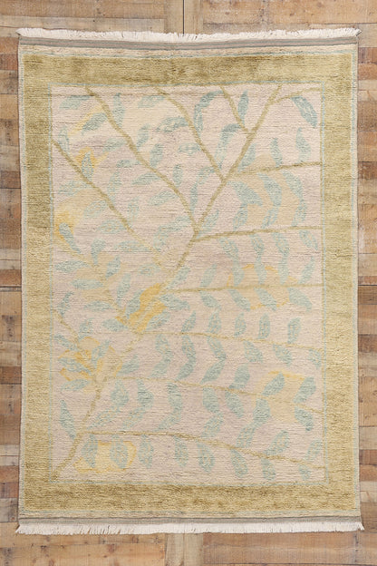 6 x 9 Modern Biophilic Moroccan Rug 31290
