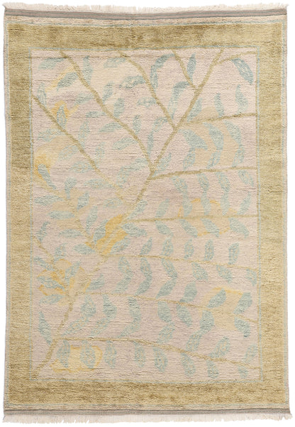 6 x 9 Modern Biophilic Moroccan Rug 31290