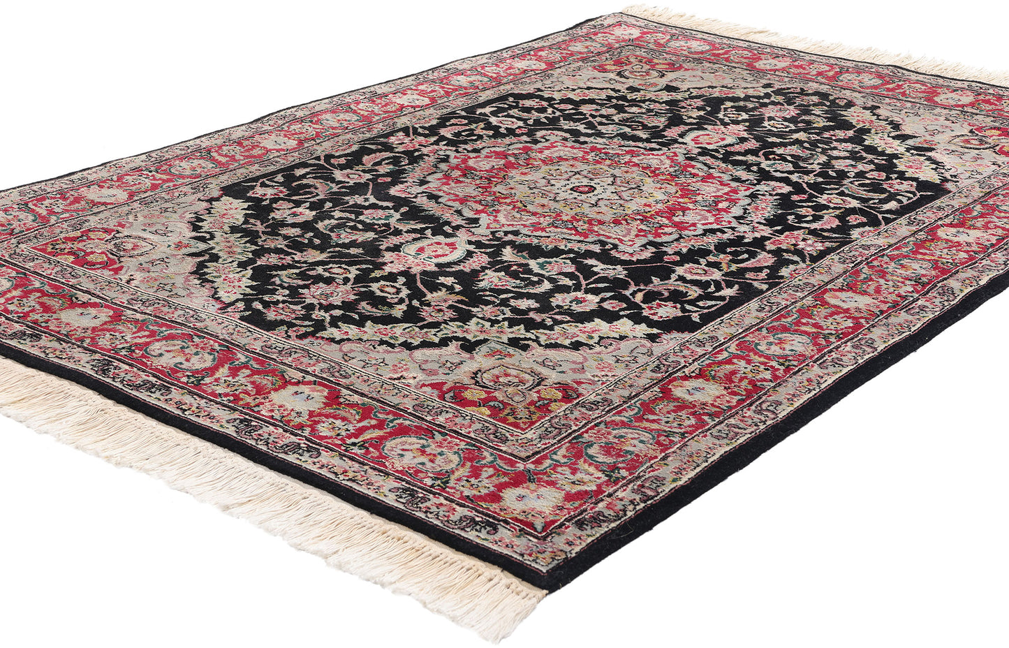 4 x 6 Vintage Chinese Tabriz Rug 79116