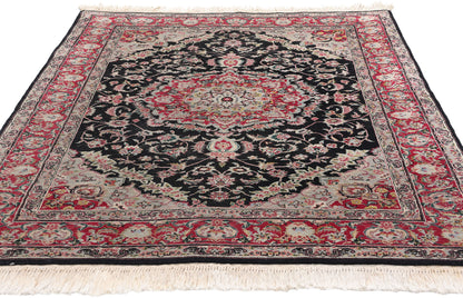 4 x 6 Vintage Chinese Tabriz Rug 79116