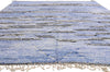10 x 13 - Blue Modern Beni Mrirt Moroccan Rug - 21184
