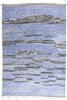 10 x 13 - Blue Modern Beni Mrirt Moroccan Rug - 21184