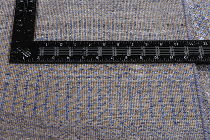 9 x 12 Gray Transitional Wool and Silk Rug 30332