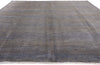 9 x 12 Gray Transitional Wool and Silk Rug 30332