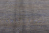 9 x 12 Gray Transitional Wool and Silk Rug 30332