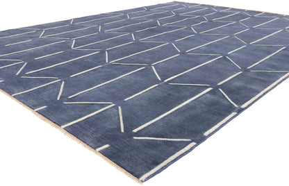 9 x 12 Modern Geometric High-Low Rug 31187