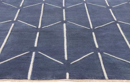 9 x 12 Modern Geometric High-Low Rug 31187
