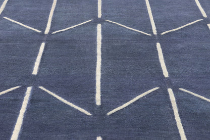 9 x 12 Modern Geometric High-Low Rug 31187