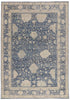 Blue-Oushak-Rug-10x14-Modern-Distressed-Carpet-30711