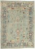 11 x 16 Modern Blue Turkish Oushak Rug 51856