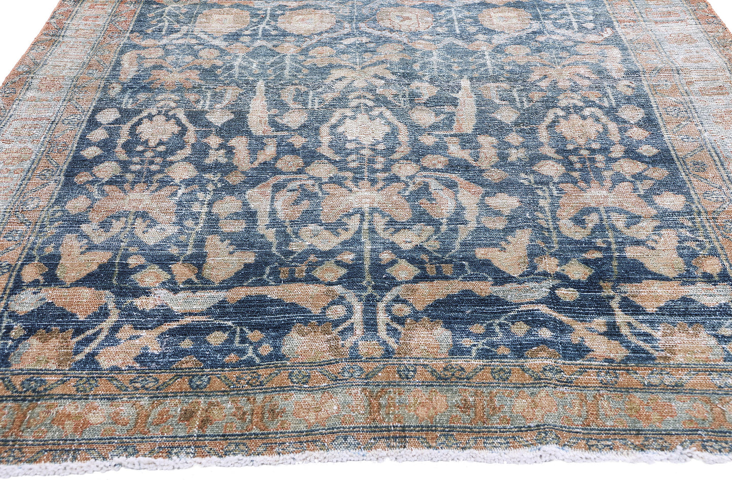 5 x 15 Antique Blue Persian Malayer Rug 61346