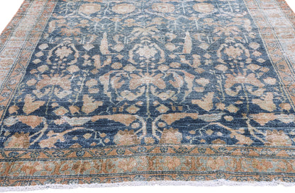 5 x 15 Antique Blue Persian Malayer Rug 61346
