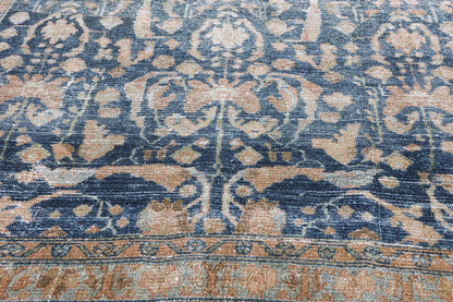5 x 15 Antique Blue Persian Malayer Rug 61346