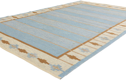 6 x 10 Vintage Swedish Rollakan Rug 79041