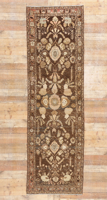 3 x 10 Antique Persian Dergazine Hamadan Rug 61347