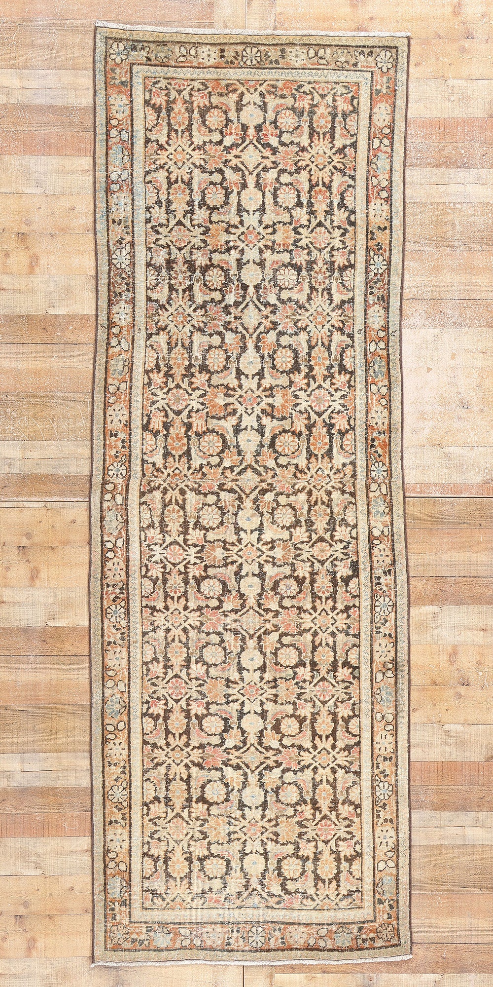 4 x 10 Antique Persian Mahal Rug 61313