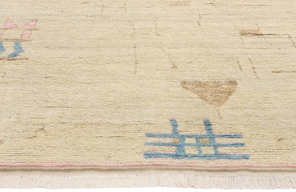 8 x 10 Modern Boho Brutalist Oasis Moroccan Rug 31219