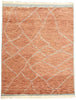 8 x 10 Burnt Sienna Cascade Modern Moroccan Rug 31246