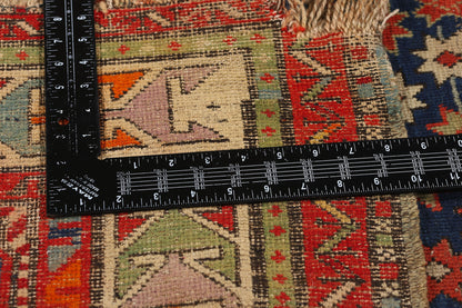 3 x 4 Antique Caucasian Kazak Prayer Rug 78977