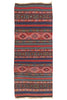 3 x 7 Antique Caucasian Shahsavan Jajim Kilim Rug 78950
