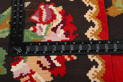 3 x 10 Antique Caucasian Karabagh Kilim Rug 79207
